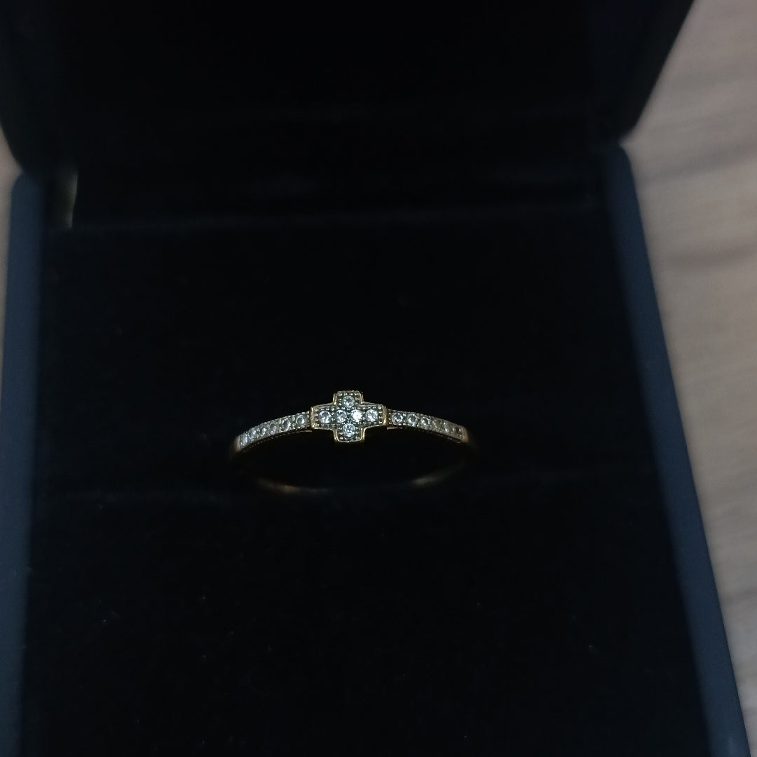ANILLO ORO 10 K 1,10 GRMS (SEMINUEVO)
