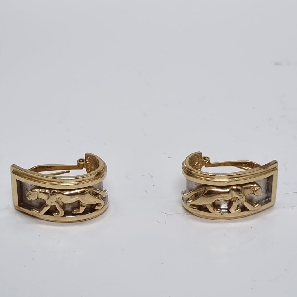 ARETES PAR ORO 14 K 14,90 GRMS (SEMINUEVO)