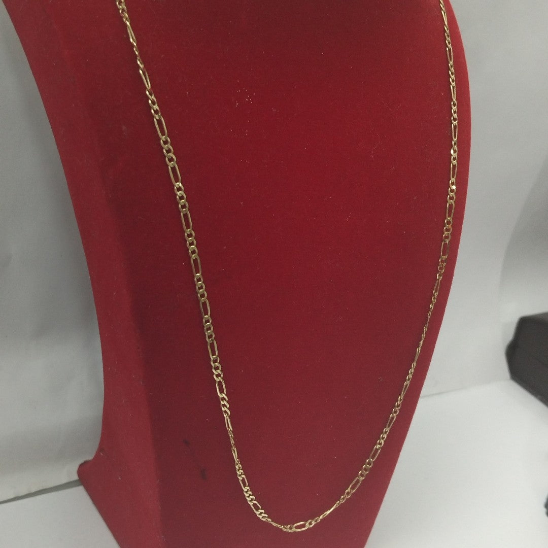 CADENA TEJIDO 3X1 14K 55 CM 5.2 GR (NUEVO)