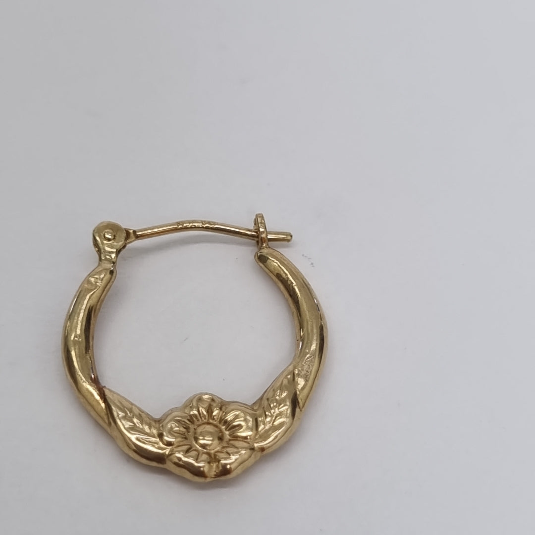 ARRACADAS PAR ORO 14 K 0,70 GRMS (SEMINUEVO)