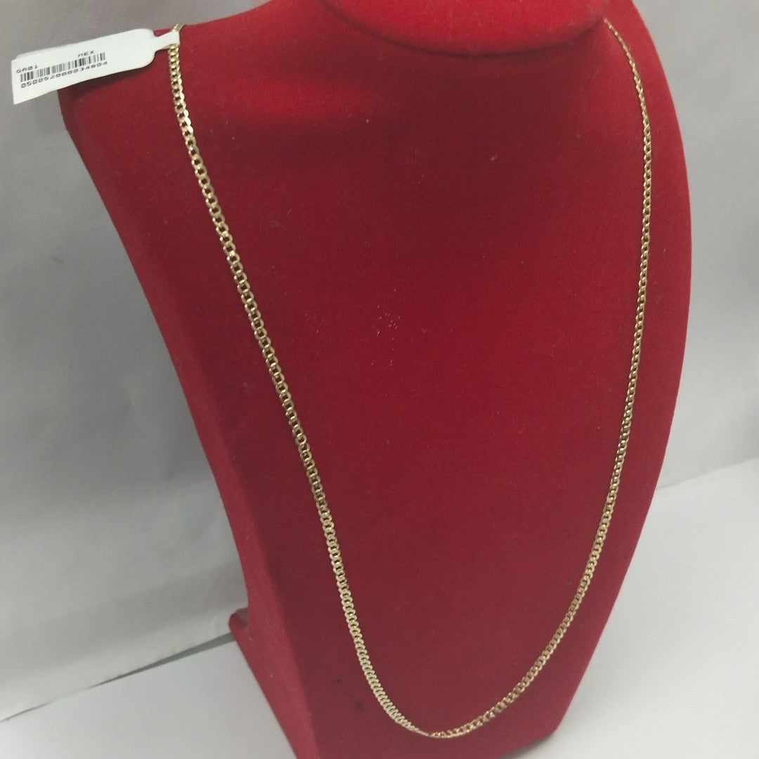 CADENA BARBADA 14K 60 CM 6 GR (NUEVO)