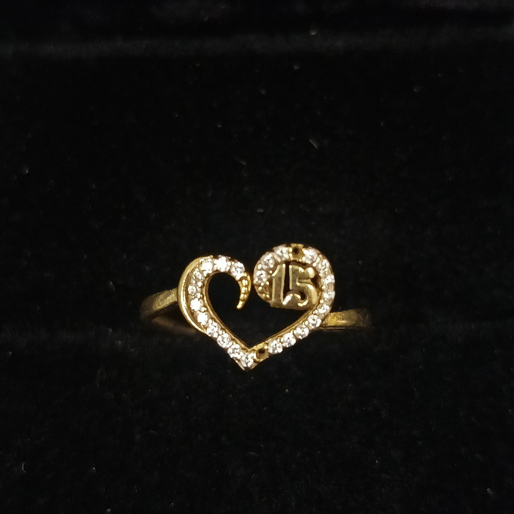 ANILLO CONMEMORATIVO ORO 10 K 1,10 GRMS (SEMINUEVO)