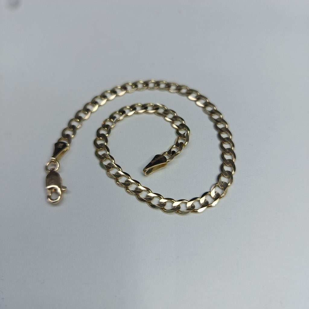 PULSERA BARBADA 14K 21 CM 5 GR (NUEVO)