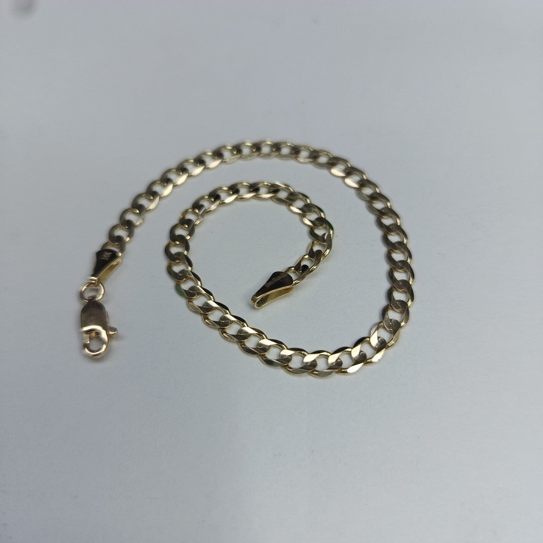 PULSERA BARBADA 14K 21 CM 5 GR (NUEVO)