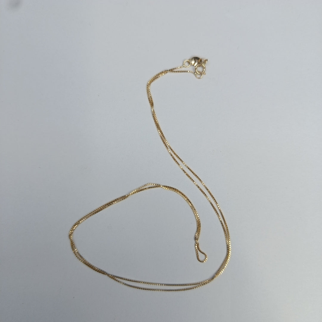 CADENA VENECIANO 14K 55 CM 1.7 GR (NUEVO)