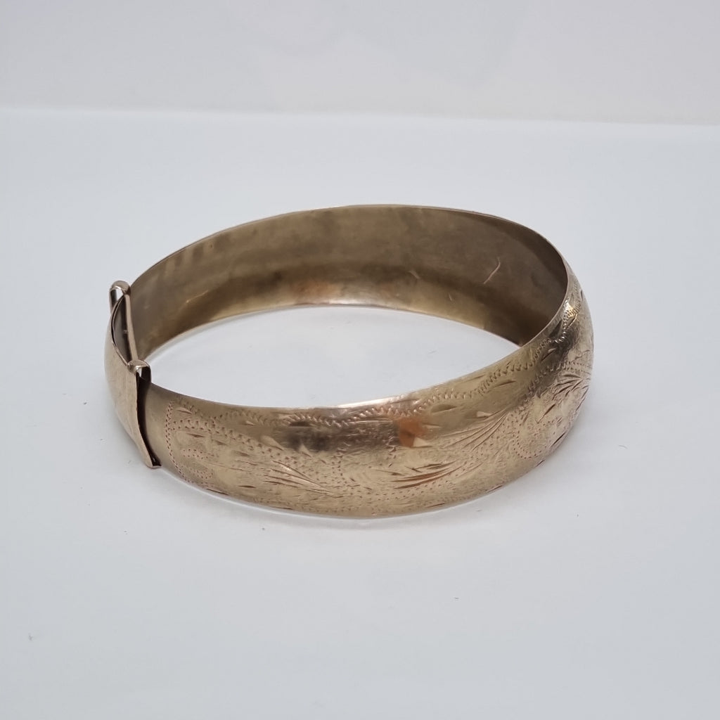 PULSERA RIGIDA ORO 8 K 12.6 GRMS (SEMINUEVO)
