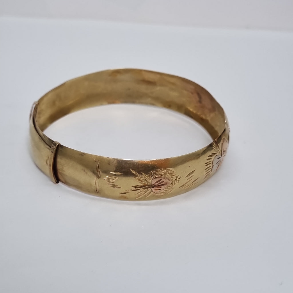 PULSERA RIGIDA ORO 10 K 13.2 GRMS (SEMINUEVO)
