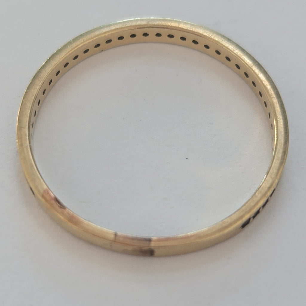 ANILLO ORO BLANCO 8 K 1,60 GRMS (SEMINUEVO)