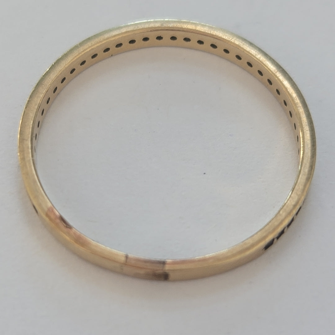 ANILLO ORO BLANCO 8 K 1,60 GRMS (SEMINUEVO)