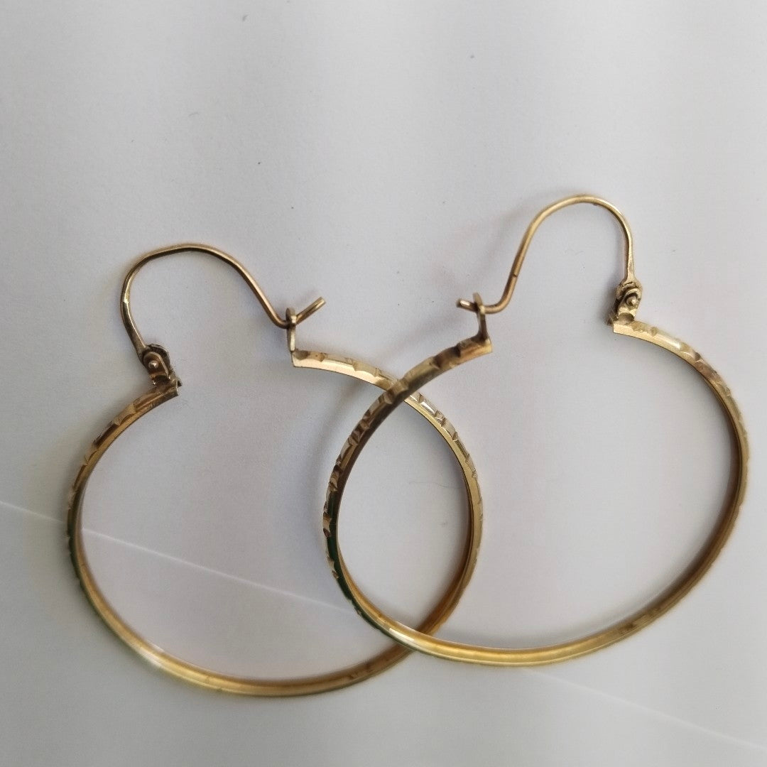 ARRACADAS PAR ORO 10 K 3.8 GRMS (SEMINUEVO)