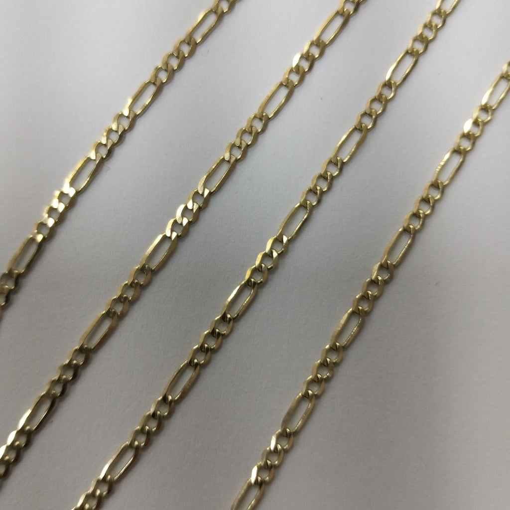 CADENA 3X1 14K 55 CM 5.1 GR (NUEVO)