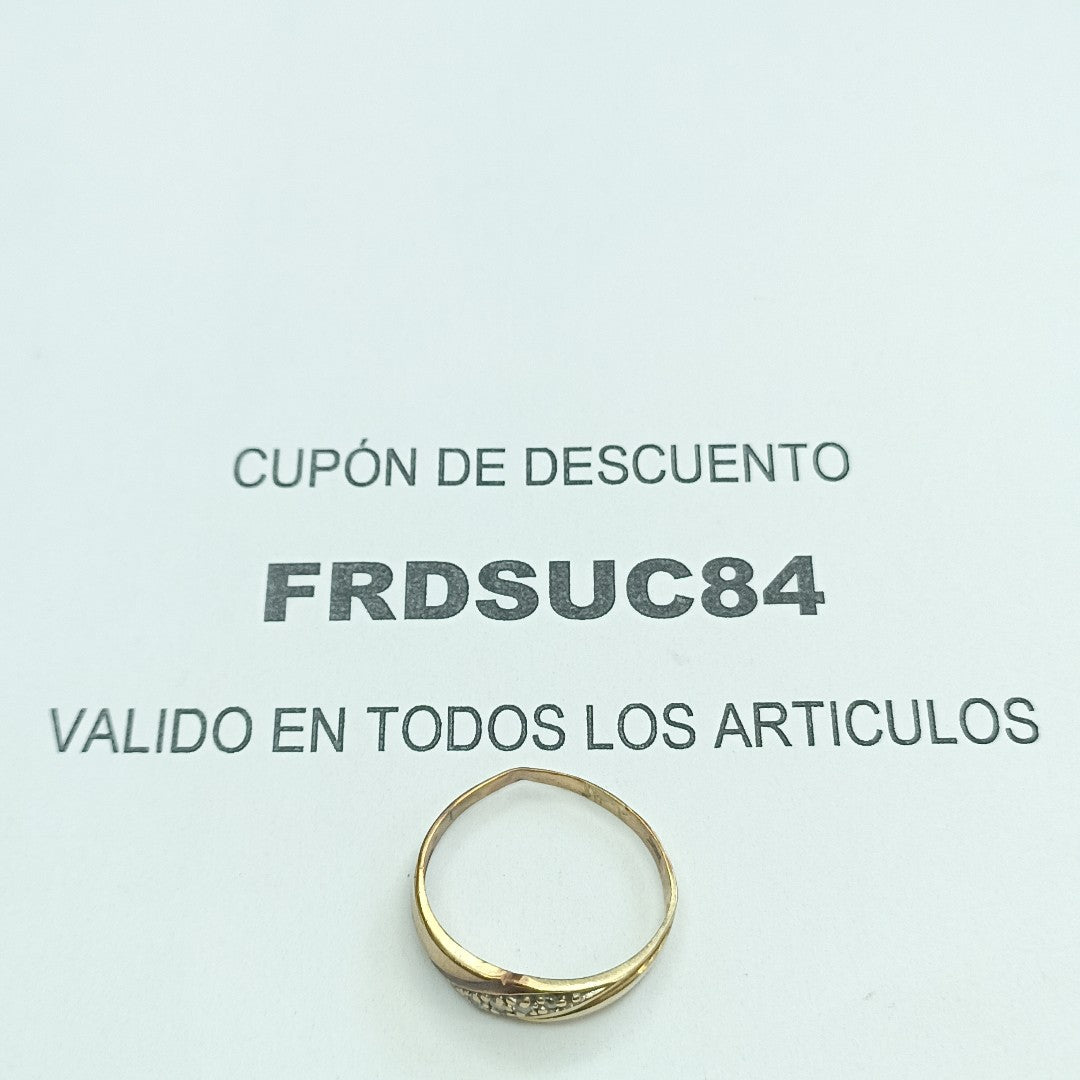 ANILLO ORO 10 K 2.1 GRMS (SEMINUEVO)