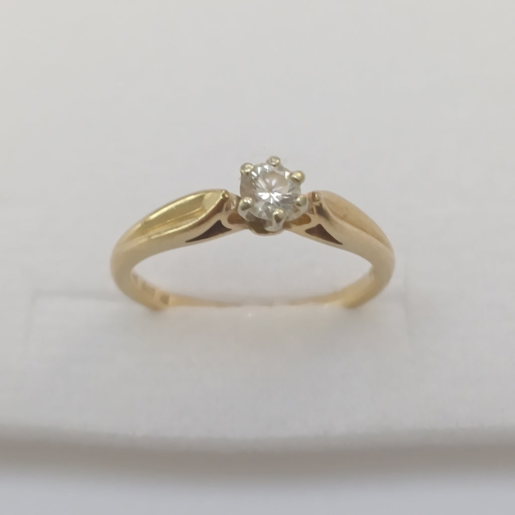 SOLITARIO ORO 14 K 2,50 GRMS (SEMINUEVO)