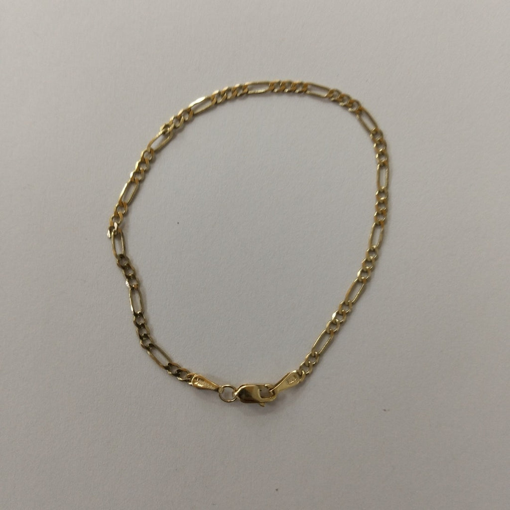 PULSERA TEJIDO 3X1 14K 18 CM 2 GR (NUEVO)