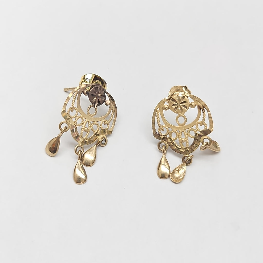 ARETES PAR ORO 8 K 1,30 GRMS (SEMINUEVO)