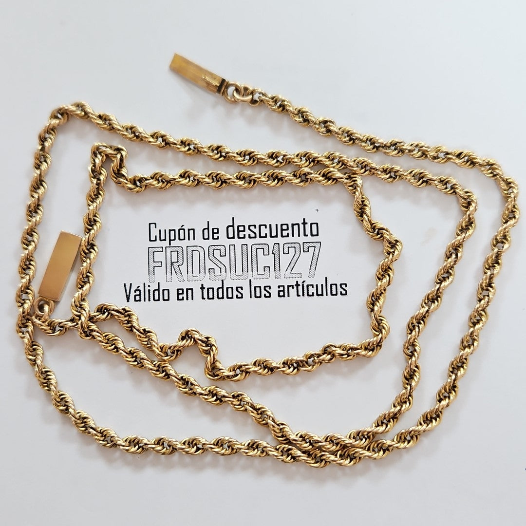 CADENA ORO 10 K 14.7 GRMS (SEMINUEVO)