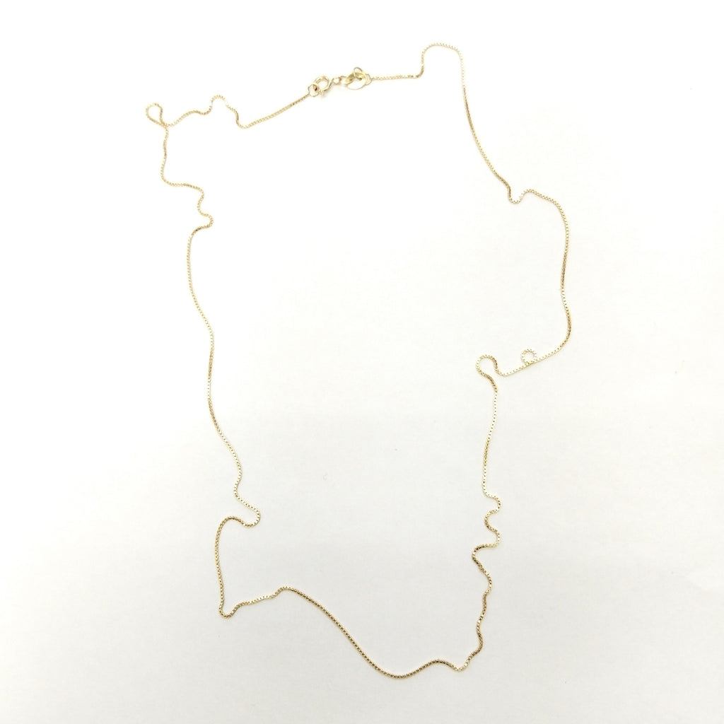 CADENA VENECIANO 14K 55 CM 1.7 GR (NUEVO)