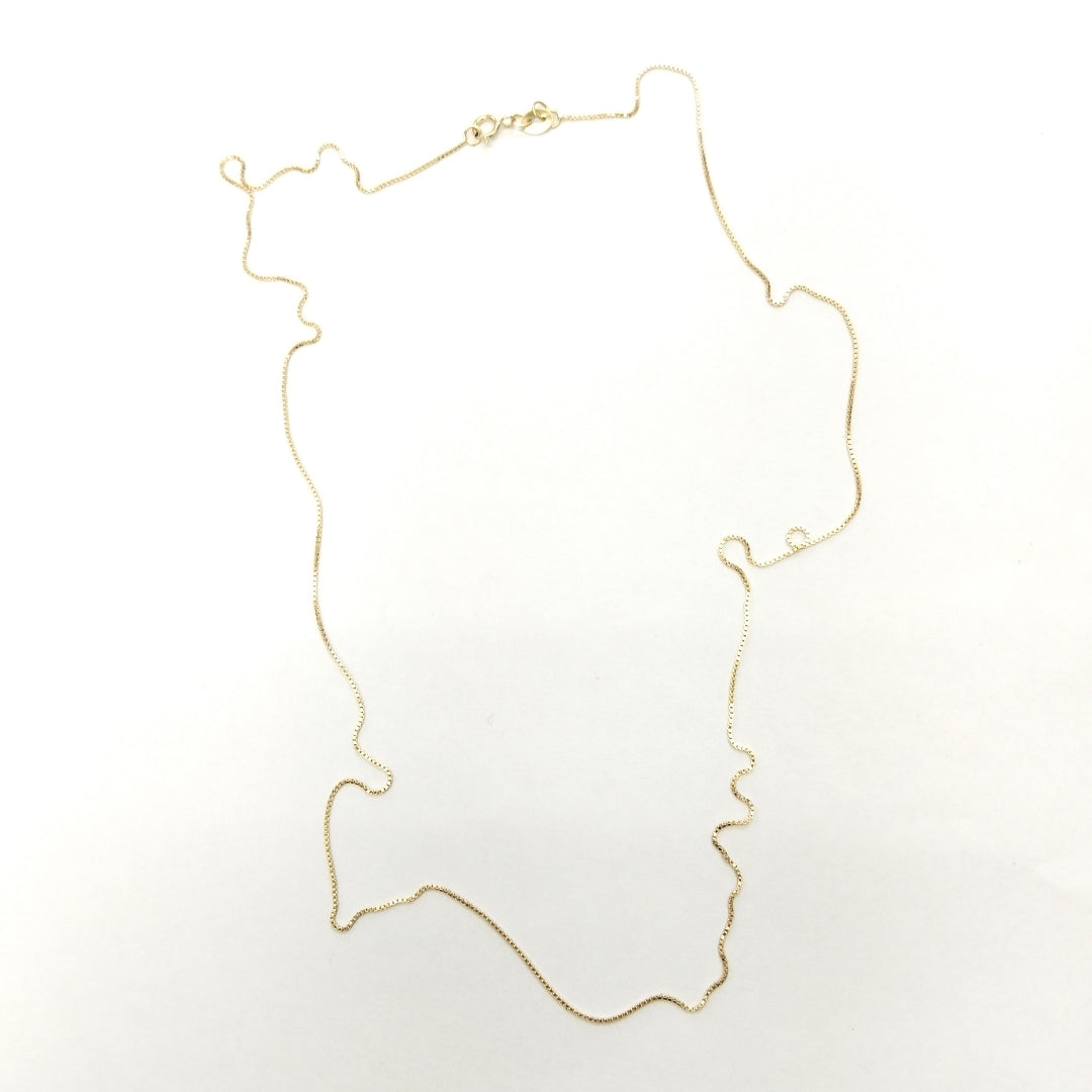 CADENA VENECIANO 14K 55 CM 1.7 GR (NUEVO)
