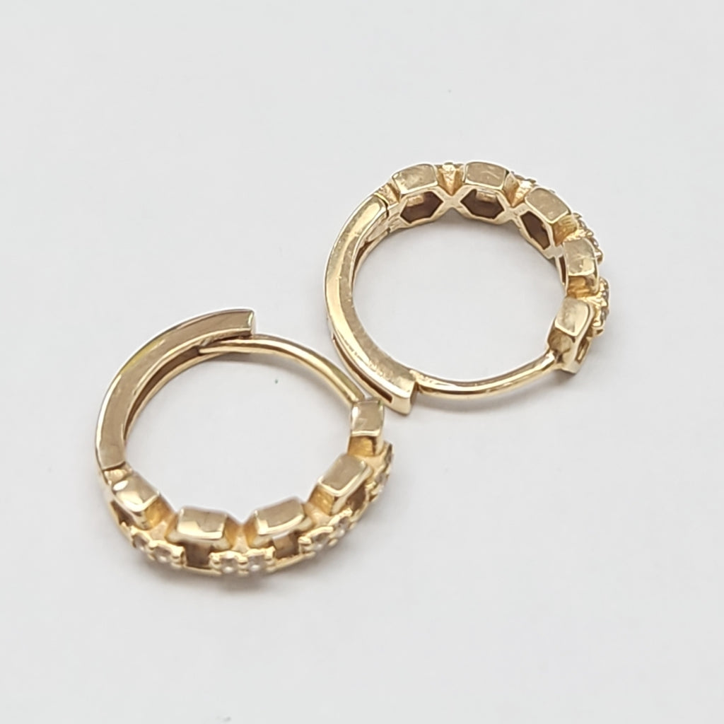 ARETES PAR ORO 10 K 1,60 GRMS (SEMINUEVO)