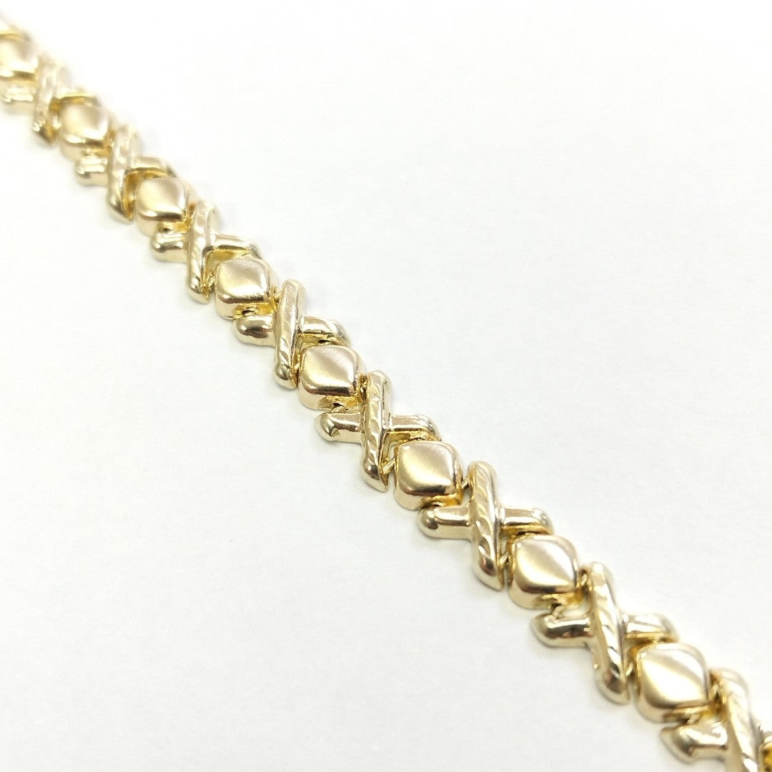 PULSERA ESP XOXO 14K 18 CM 6.1 GR (NUEVO)