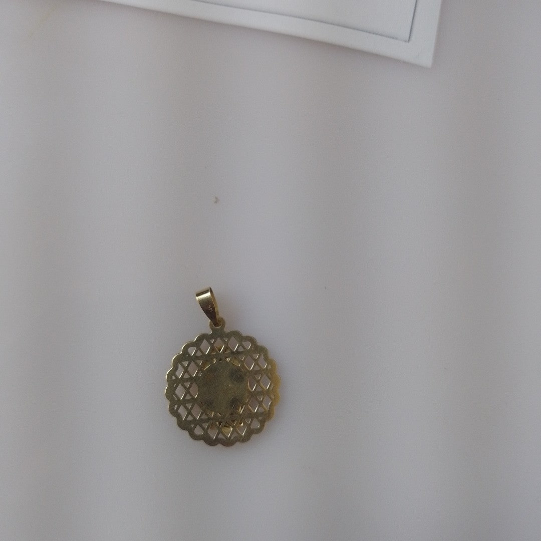 MEDALLA CONMEMORATIVA ORO,RODIADO 14 K 1,20 GRMS (SEMINUEVO)