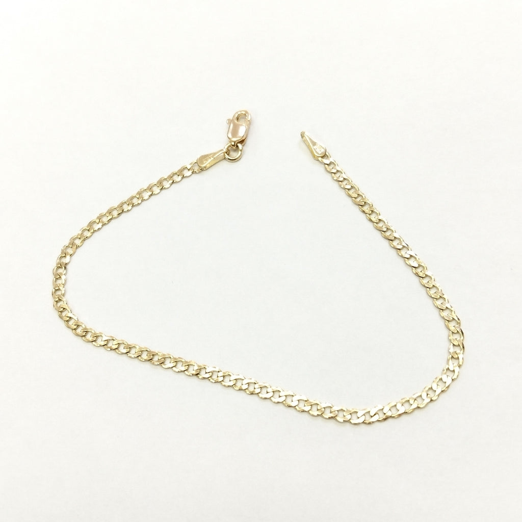 PULSERA BARBADA 14K 18 CM 2 GR (NUEVO)