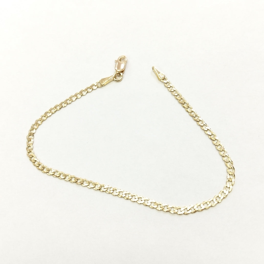 PULSERA BARBADA 14K 18 CM 2 GR (NUEVO)