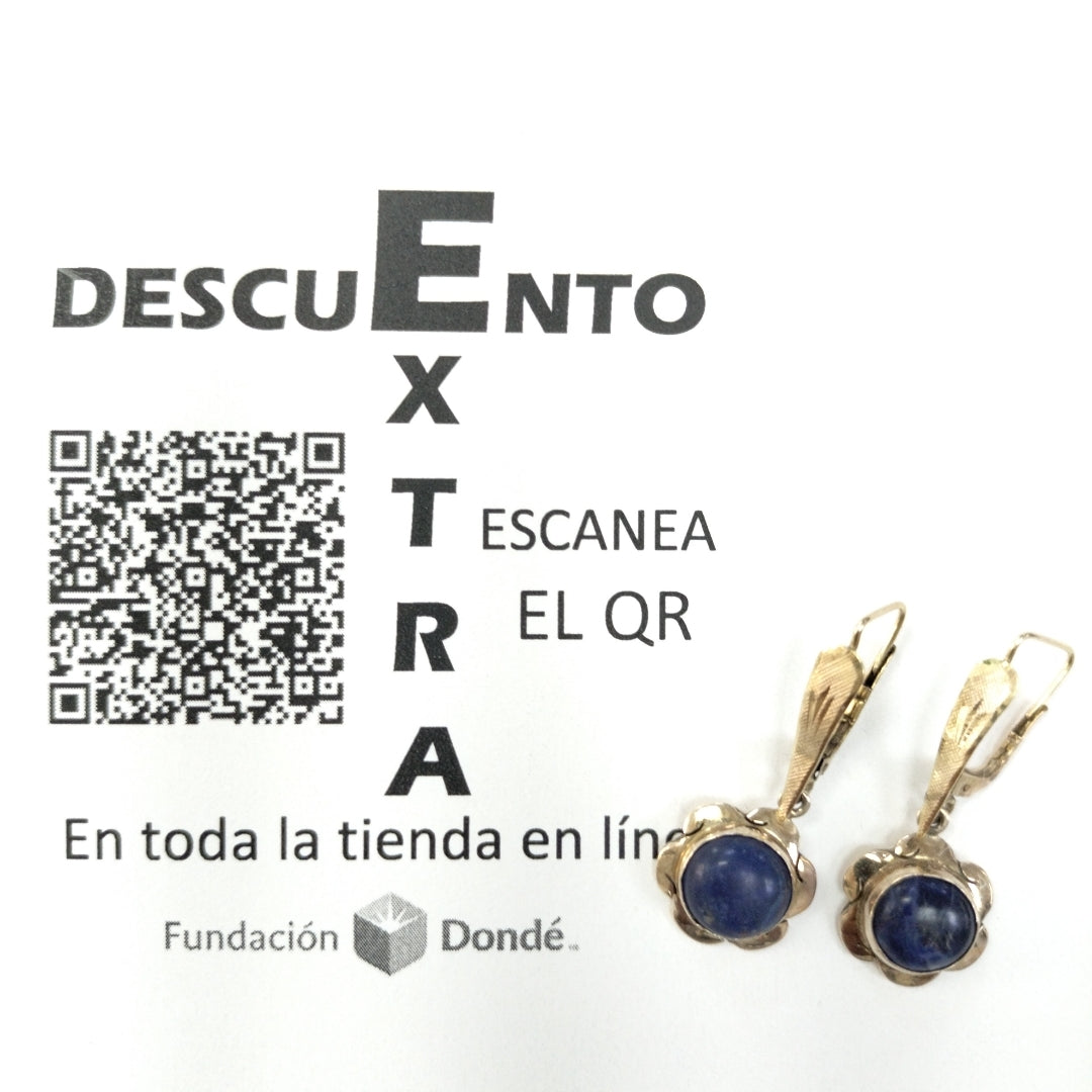ARETES PAR ORO 14 K 3.9 GRMS (SEMINUEVO)