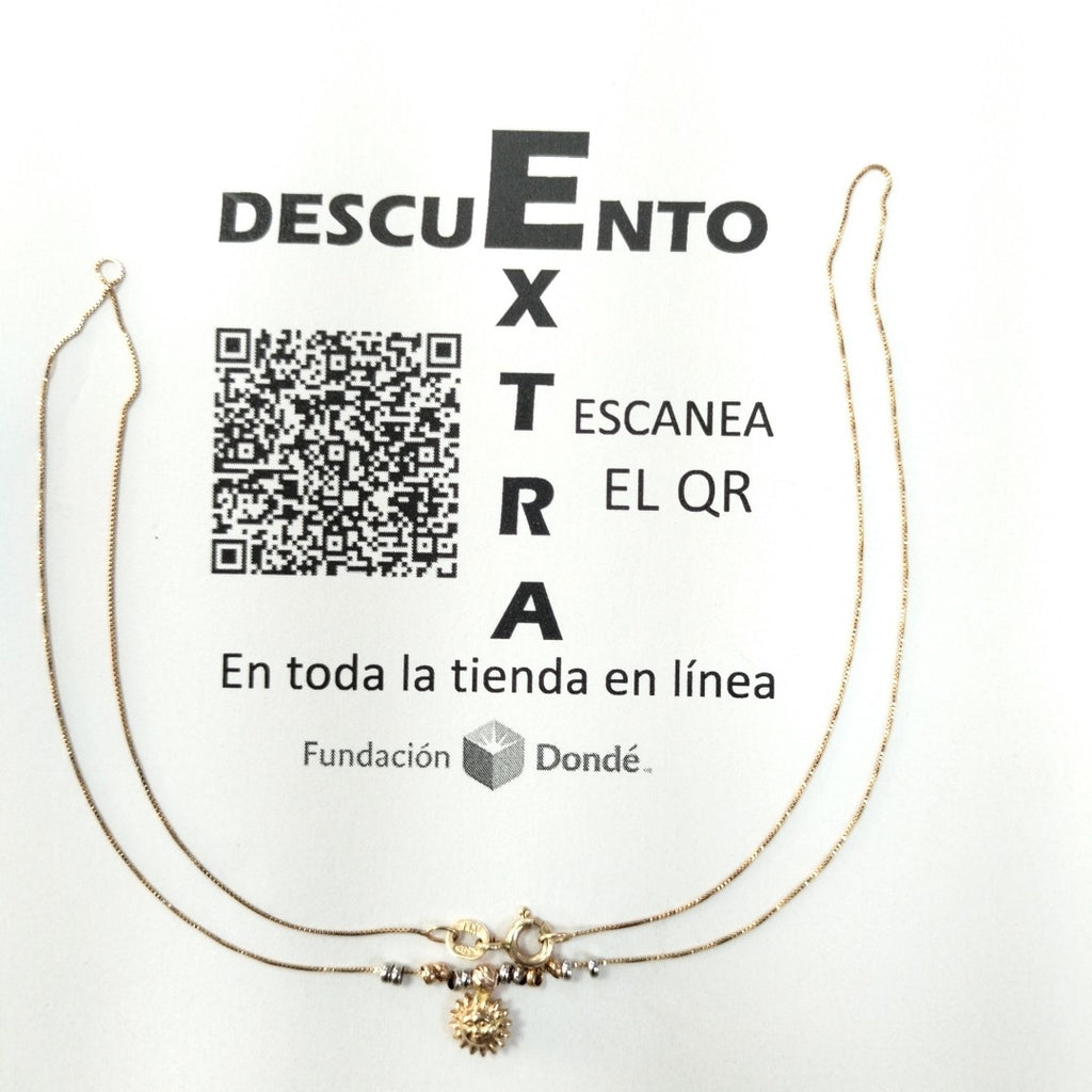 GARGANTILLA ORO 14 K 1.2 GRMS (SEMINUEVO)