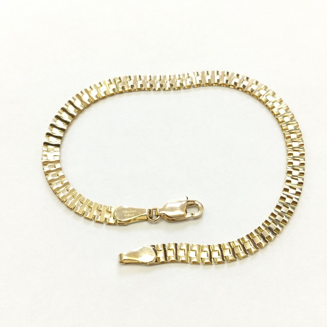 PULSERA ESPECIAL 14K 18 CM 4.1 GR (NUEVO)