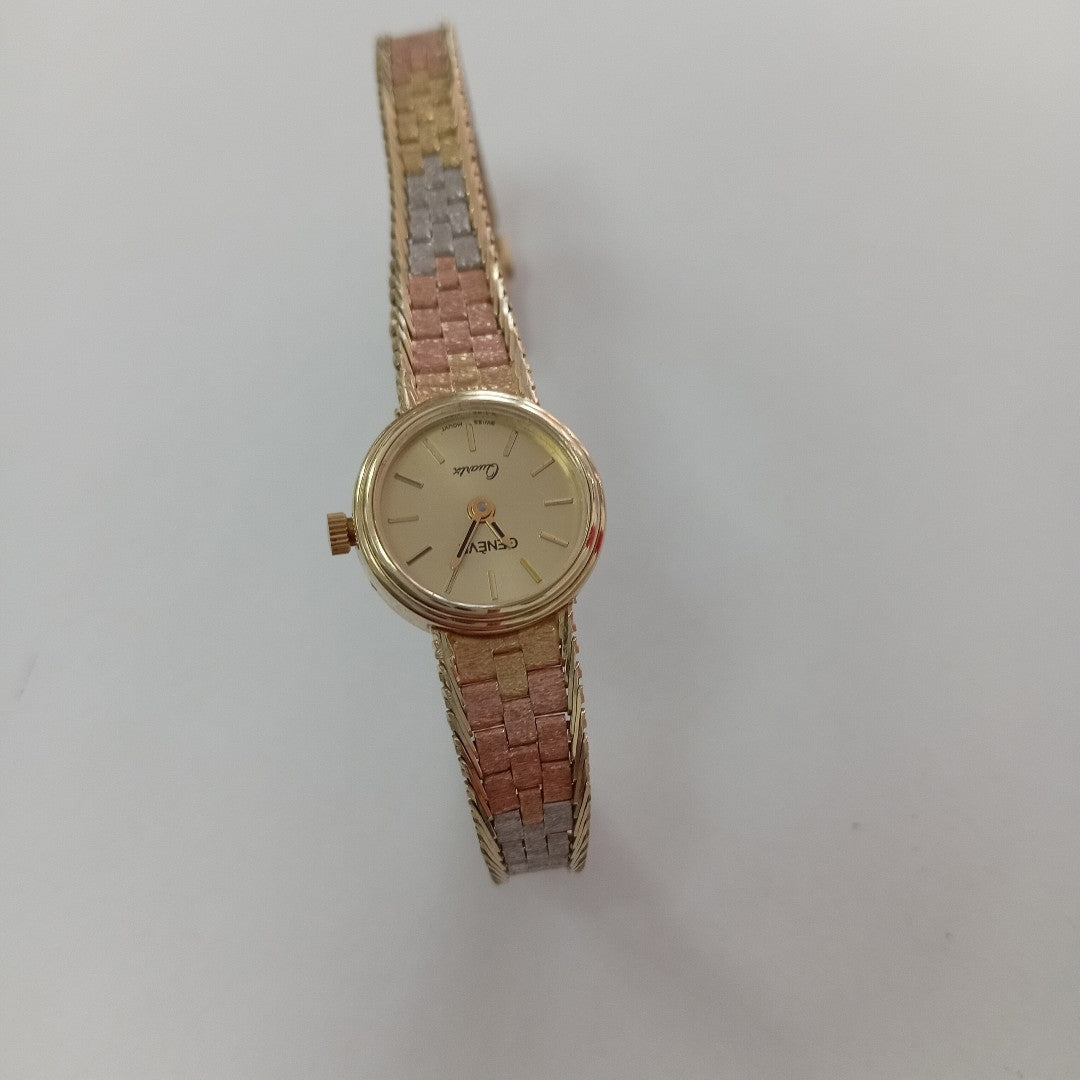 RELOJ CAJA Y PULSO ORO ORO 14 K 22.1 GRMS (SEMINUEVO)