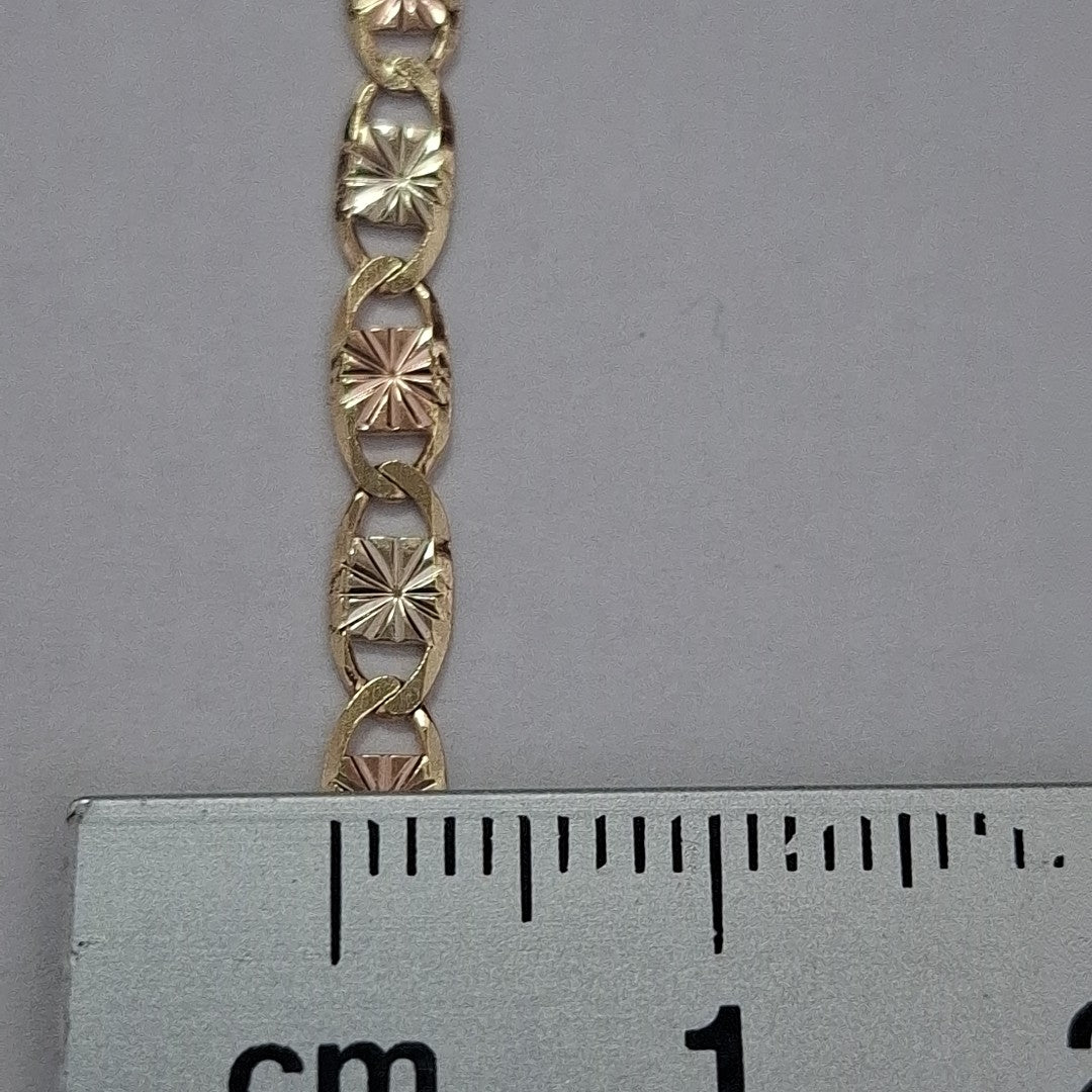 PULSERA GUCHI 14K 18 CM 2.9 GR (NUEVO)