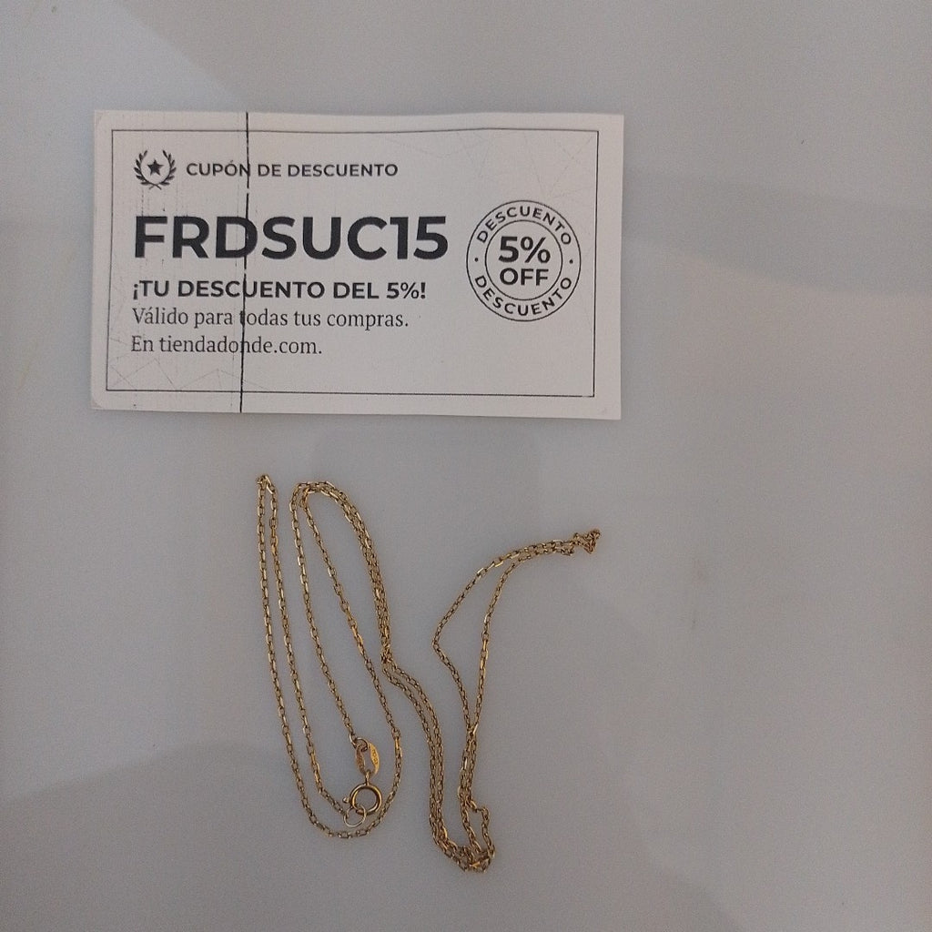 CADENA ORO 14 K 2.6 GRMS (SEMINUEVO)