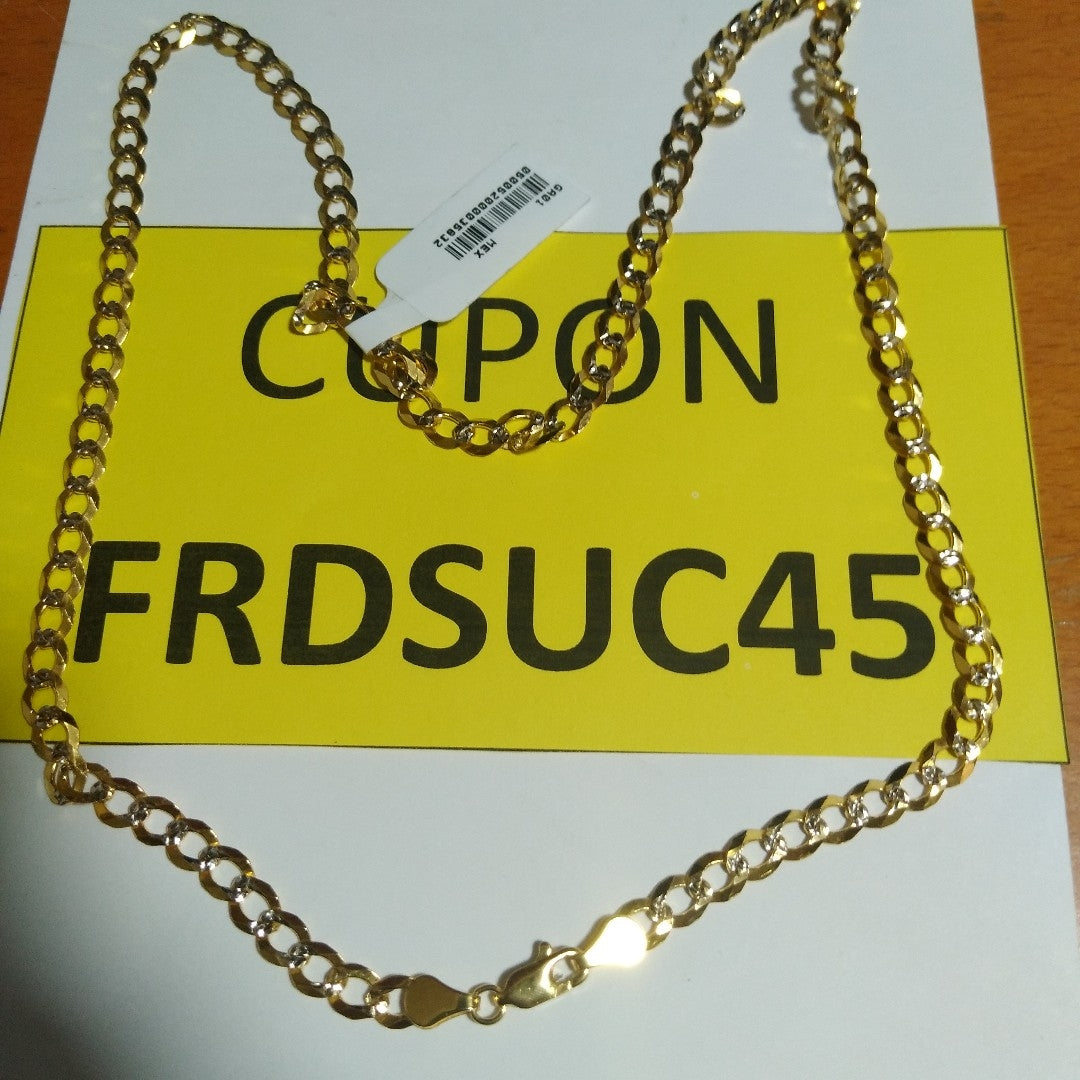 CADENA ESLABONES 14K 60 CM 17.1 GR (NUEVO)