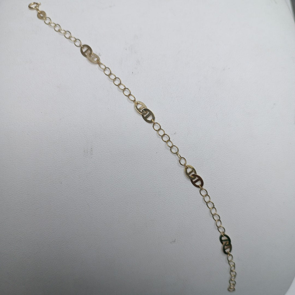 PULSERA TEJIDO ESPECIAL 14K 18 CM 1.6 GR (NUEVO)
