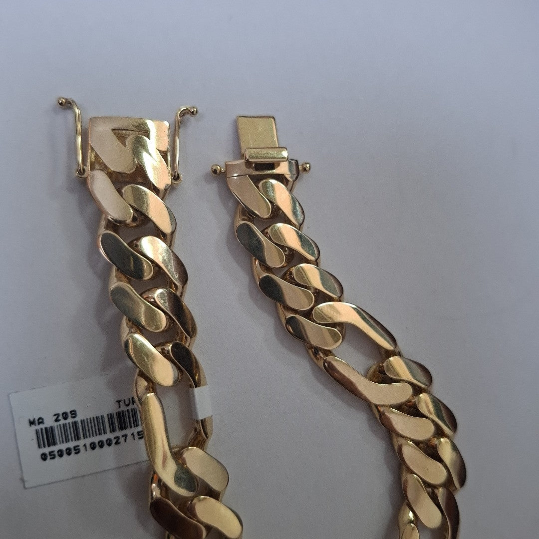 PULSERAS CABALLERO ORO 14K 21.1 (NUEVO)