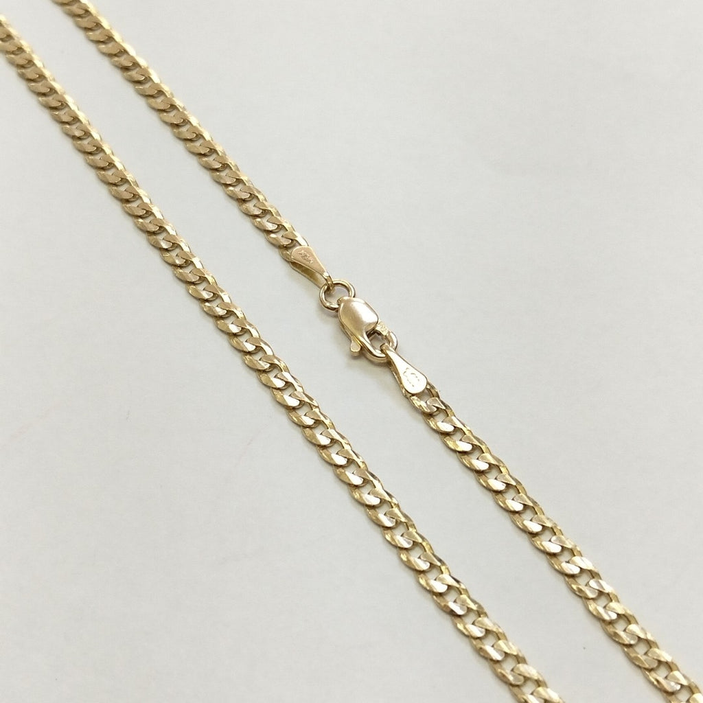 CADENA BARBADA 14K 60 CM 10 GR (NUEVO)