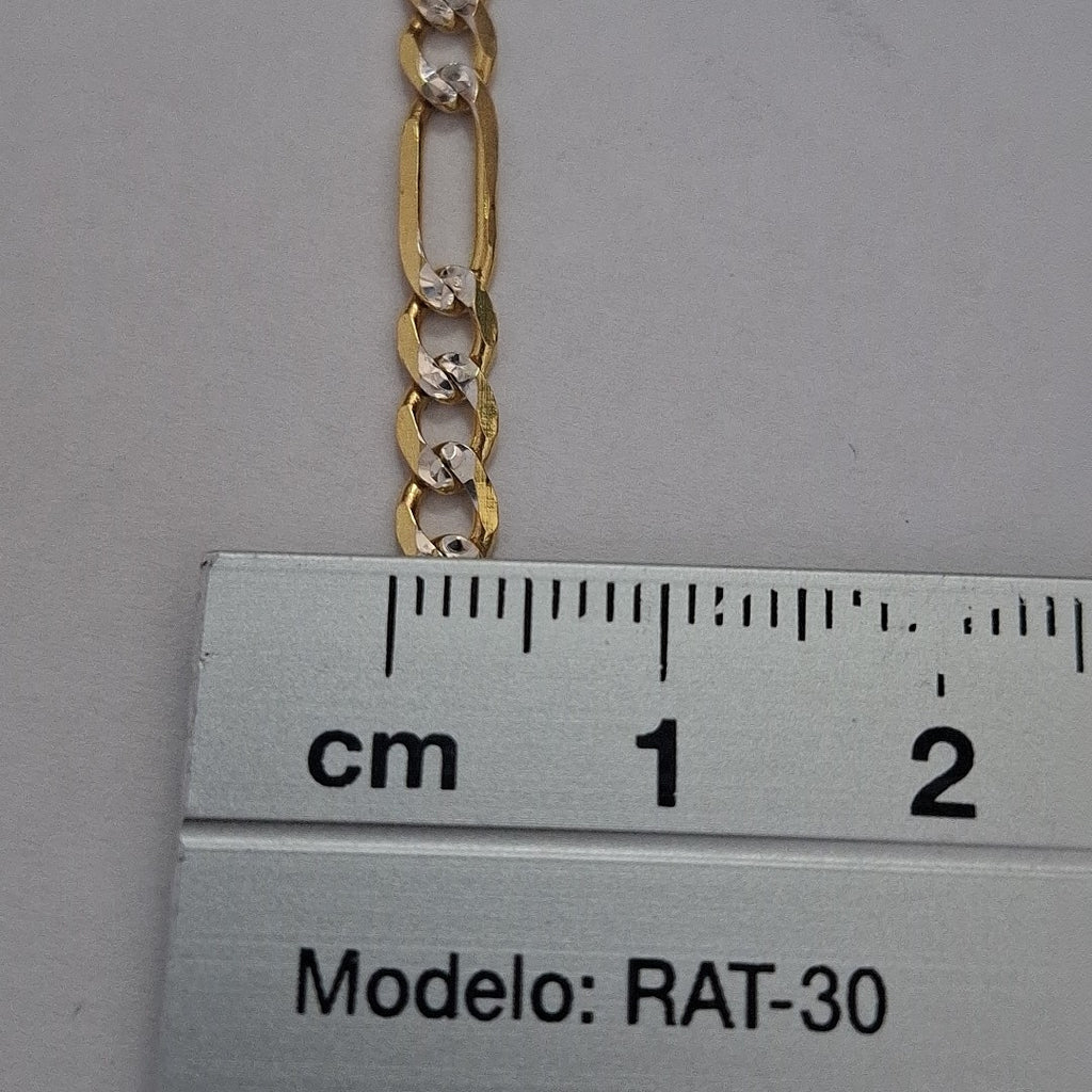 PULSERA 3X1 14K 18 CM 3.9 GR (NUEVO)