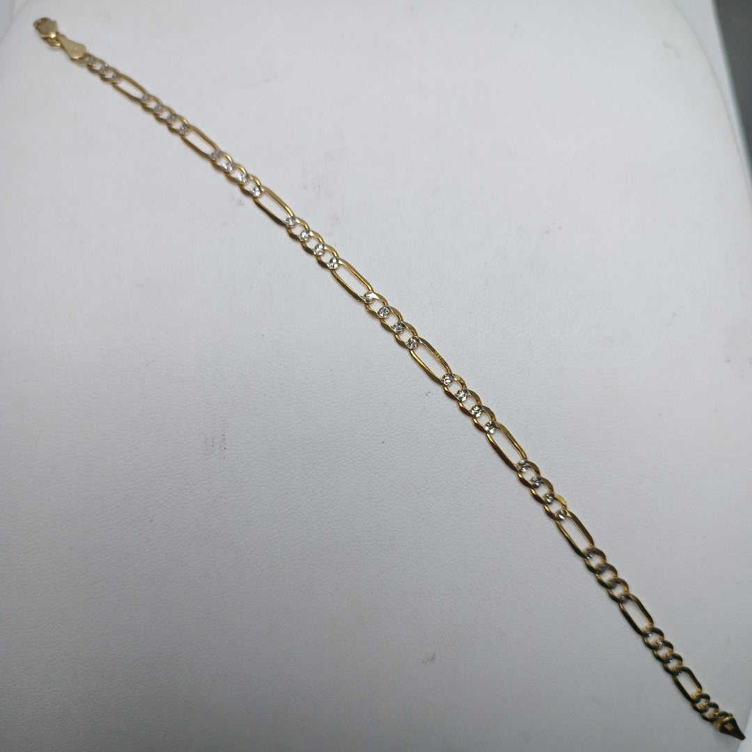 PULSERA 3X1 14K 21 CM 4.6 GR (NUEVO)
