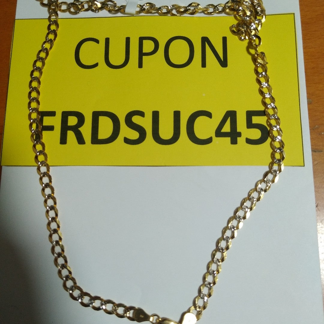 CADENA ESLABONES 14K 60 CM 17 GR (NUEVO)