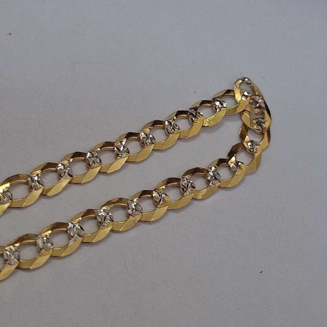 PULSERA BARBADA 14K 21 CM 6.2 GR (NUEVO)