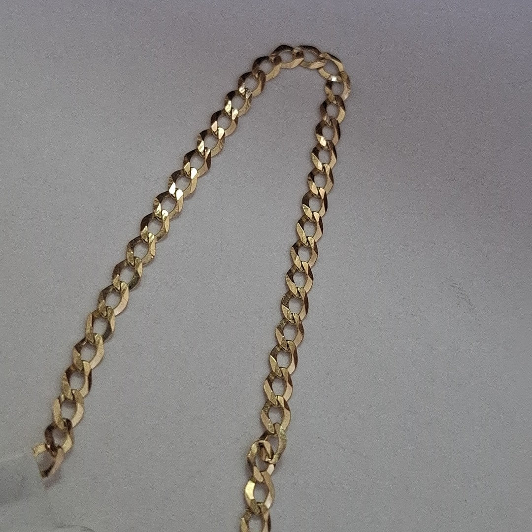 PULSERA BARBADA 14K 18 CM 1.8 GR (NUEVO)