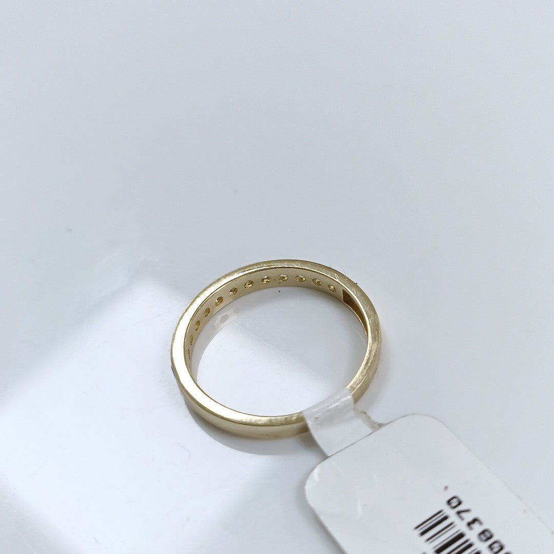 ANILLO ANILLITO C CIRCONIAS 14K 8 TALLA 2.2 GR (NUEVO)