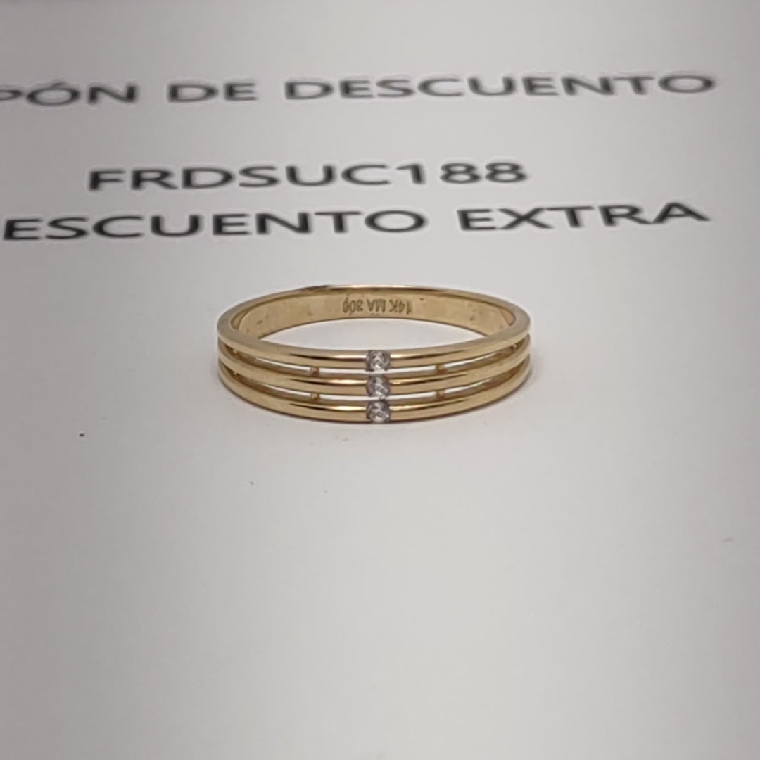 ANILLOS DAMA ORO 14K 1.7 (NUEVO)