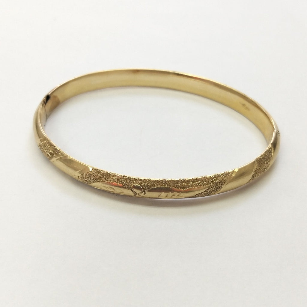 PULSERA RIGIDA ORO 14 K 8.6 GRMS (SEMINUEVO)