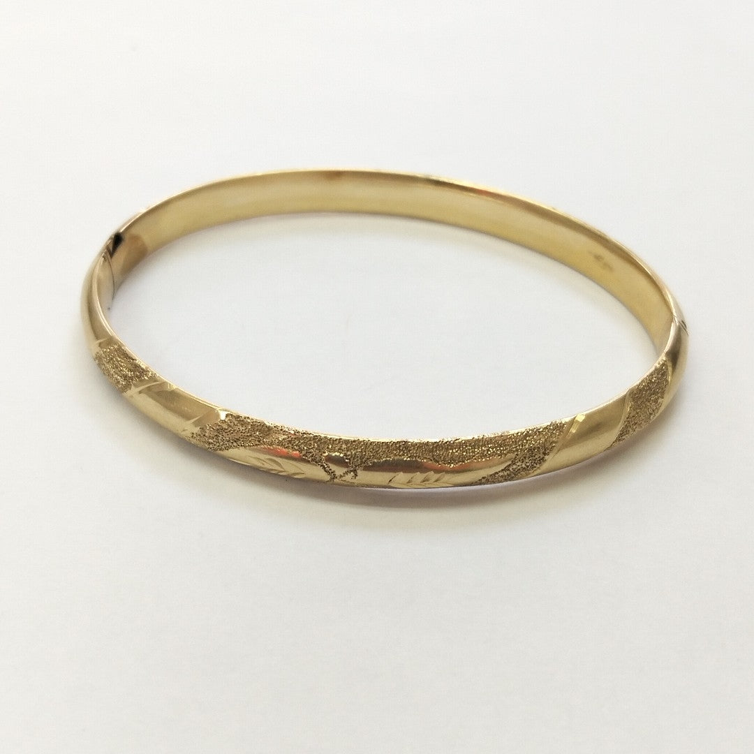 PULSERA RIGIDA ORO 14 K 8.6 GRMS (SEMINUEVO)