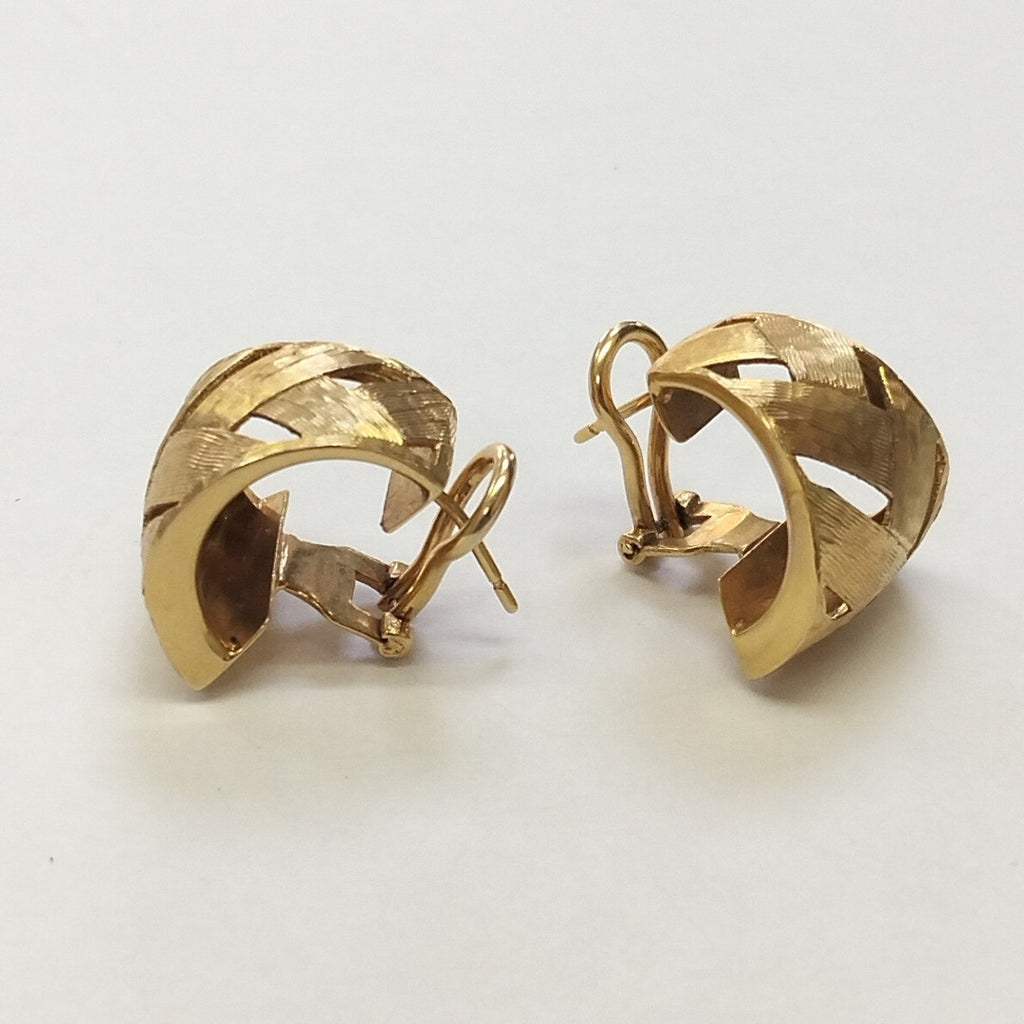 ARETES PAR ORO 14 K 7.6 GRMS (SEMINUEVO)