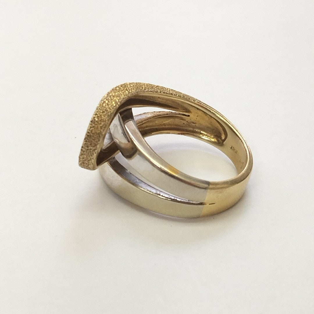 ANILLITO ORO, ORO COMBINADO 14 K 7.3 GRMS (SEMINUEVO)