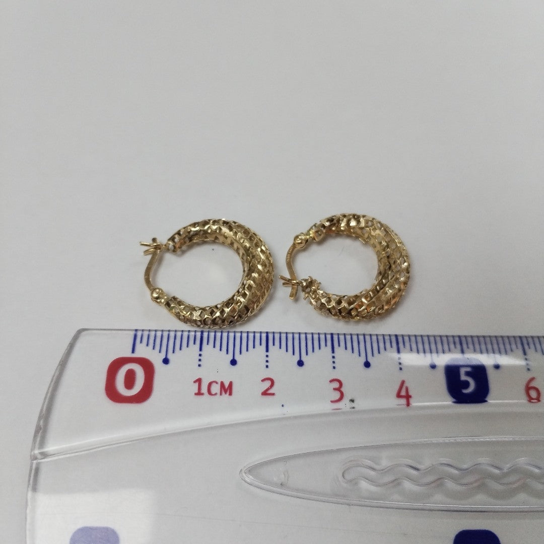 ARRACADAS PAR ORO 14 K 2 GRMS (SEMINUEVO)