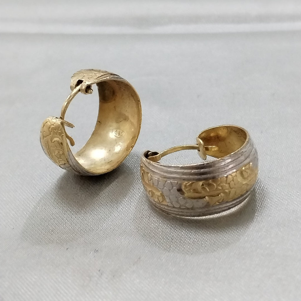 ARRACADAS PAR ORO 14 K 3,00 GRMS (SEMINUEVO)